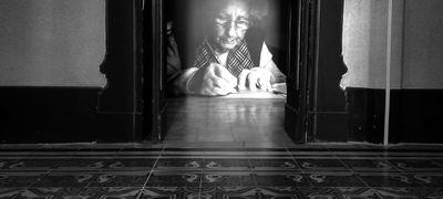 Lisetta in una foto di Massimiliano Morabito, esposta a Palazzo Lagravinese.